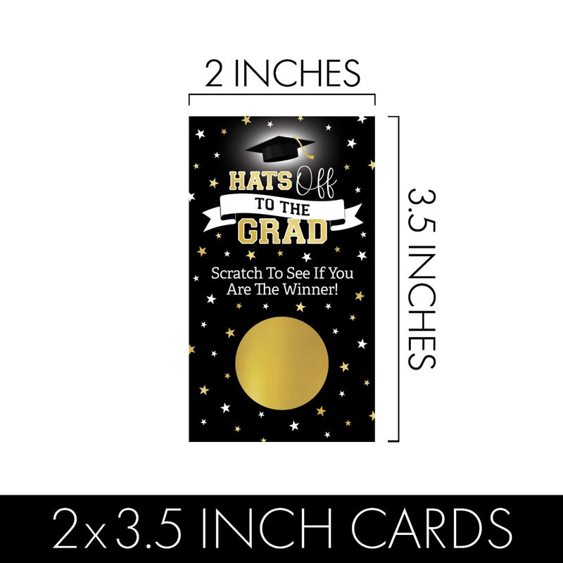 DISTINCTIVS Scratch Off Graduation Party Game, Graduation Games for Parties 2026, 30 Cards - Image 4